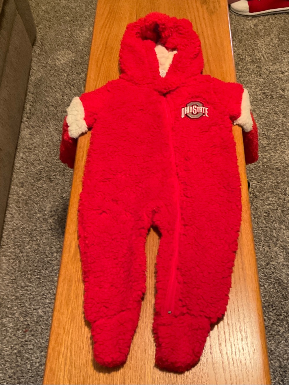 NWT Ohio State Cozy Outerwear Baby Size 3/6 Months, CUTE!